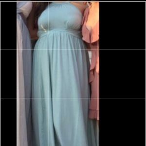 Gorgeous light blue formal maxi
